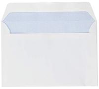 Confezione da 500 buste bianche B6R 120 x 176 80 g/m2 banda di protezione
