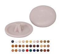 Confezione da 500 tappi per coperchio a vite Pozi diametro 12 mm, Pozidriv testa clip su coperture in plastica, tappo decorativo per mobili (500, beige S6)