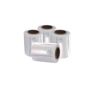 Confezione da 53 bobine di film estensibile trasparente mini roll, spessore 23 my e altezza 12,5 cm