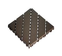Confezione da 54 piastrelle per patio da 30,5 x 30,5 cm, facili da installare, in polipropilene, per piscina, balcone, cortile, pavimenti esterni per terrazza e giardino