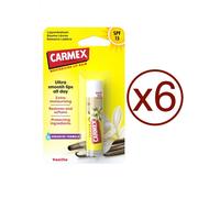 Confezione da 6 balsami labbra CARMEX PREMIUM VANILLA, SPF15 4,25 g