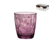 Confezione da 6 bicchieri in vetro viola, 30,5 cl Trasparente Bormioli Rocco