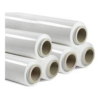 Confezione da 6 bobine di film estensibile manuale bianco coprente, peso 2,4 kg, spessore 30my.