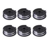 Confezione da 6 bobine di ricambio per Bosch Art 24 27 30 30-36 LI per decespugliatore, filo di nylon autofeed doppio da 1,65 mm 6,1 m, parte # F016800351
