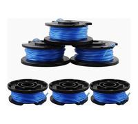 Confezione da 6 bobine di ricambio per tagliabordi con cappuccio, compatibili con tagliabordi Ryobi One+ AC14RL3A 18V 24V 40V, in nylon resi