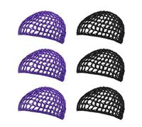 Confezione Da 6 Cappelli Cavi Da Donna, Cappelli A Rete Semplici E Alla Moda, Berretti Da Notte, Accessori Per Capelli, Cuffie Da Doccia A Rete