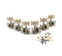 Confezione da 6 chiavi per tuning Guitar String Tuning Pegs Tuner Machine Heads per chitarra acustica con viti di montagna