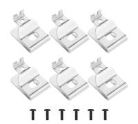 Confezione da 6 clip da cintura per, ganci per cintura per trapano, in acciaio inox, ricambio per trapano con viti per N268241, adatte per utensili elettrici da 20 V, clip per cintura