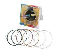 Confezione da 6 corde professionali per chitarra acustica, 6 corde per chitarra folk, in acciaio, set di ferite