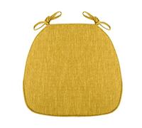 Confezione da 6 cuscini antiscivolo per sedie da pranzo, in cotone e lino, morbidi, confortevoli, durevoli, per sala da pranzo, tappetini decorativi per mobili in colore zenzero