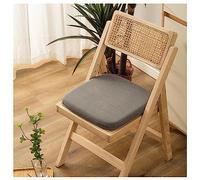 Confezione da 6 cuscini rotondi per sedie da bistrot, 35-50 cm, in memory foam, lavabili e rimovibili, per cene al chiuso e all'aperto, comodi, design elegante e durevole