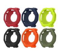 Confezione da 6 custodie protettive in morbido silicone compatibile con Amazfit T-Rex Ultra 2, solo bordi antiurto