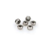 Confezione da 6 dadi in alluminio con freno compatibile con UNIVERSAL UNIVERSAL