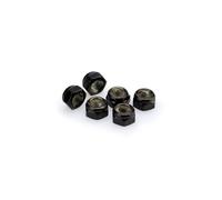 Confezione da 6 dadi in alluminio con freno compatibile con UNIVERSAL UNIVERSAL