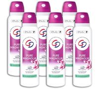 Confezione da 6 deodorante spray CD Pure Magnolia, 6 x 150 ml