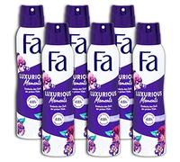 6 x FA Deodorante spray da donna "Luxus Moments" - 150 ml