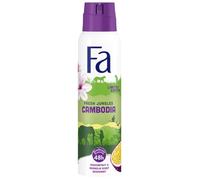 Confezione da 6 deodorante spray Fa - Fresh Jungles Cambodia - 150 ml