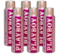 Confezione da 6 deodorante spray Playboy Play it sexy, 6 x 150 ml
