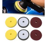 Confezione da 6 dischi abrasivi da 17,8 cm, 180 x 150 x 30 mm, confezione da 6 tamponi per lucidatura fine da 17,8 cm progettati per un uso duraturo con una corretta durata e costante