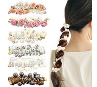 Confezione da 6 elastici per capelli a spirale, morbidi e comodi, antiscivolo, ideali per tutti i tipi di capelli, facili da indossare