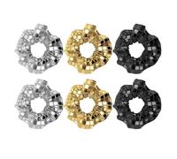 Confezione Da 6 Elastici Per Capelli Con Paillettes, Accessori Per Capelli Glitterati Per Donna, Elastici Per Capelli A Coda Di Cavallo, Decorazione Per Acconciature Per Feste
