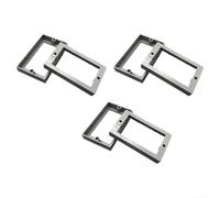 Confezione da 6 estensori per prese elettriche e interruttori, 9,3 x 5,7 cm, in plastica ABS, distanziatori di profondità per scatole di giunzione in PVC e metallo, kit di riparazione da parete per