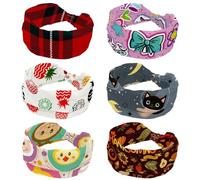 Confezione da 6 fasce per capelli da donna, rosa principessa, morbide, larghe, antiscivolo, per yoga, fitness, viaggi, palestra, accessori per capelli