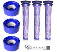 Confezione da 6 filtri di ricambio per aspirapolvere Dyson V7 Animal V8 Animal V8 Absolute, 3 pre filtri e 3 montanti, sostituisce i pezzi n. 965661-01 e 967478-01