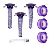 Confezione da 6 filtri di ricambio per aspirapolvere Star per Dyson V7, V8 Animal e V8 Absolute Vacuum. 3 prefiltri e 3 post-filtri. Confronta con la parte # 965661-01 e 967478-01.