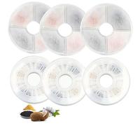 Confezione da 6 filtri di ricambio per fontana d'acqua Catit, filtri per animali domestici per fontana di fiori, fontana Catit Design Senses, Senses 2.0, filtri di ricambio in acciaio inox a tripla