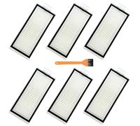 Confezione da 6 filtri di ricambio Q7 compatibili con Roborock Q7 Max+, Q7, Q7+, Q7 Max, Q5 Pro+, Q5 Pro, Q5 Max+, Q5 DuoRoller+, Q8 Max, Q8 Max+ Robot aspirapolvere e mocio