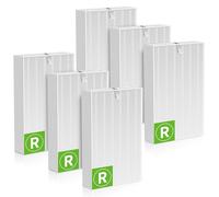 Confezione da 6 filtri HEPA di ricambio R HPA300 per purificatori d'aria Honeywell HPA300 HPA200 HPA100 HPA090 e HPA5300, filtro R (HRF-R3, HRF-R2 e HRF-R1)