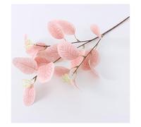 Confezione Da 6 Fiori Artificiali Di Lusso Real-Touch Di Eucalipto For Decorazioni Da Tavola For Matrimoni, Centrotavola For Giardino E Composizioni For Feste(rosa)