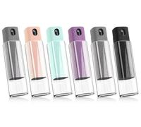 Confezione da 6 flaconi spray 3 in 1 per touch screen e panno in microfibra, soluzione per la pulizia integrata, portatile, riutilizzabile, a prova di impronte digitali, per telefono, laptop, iPad,