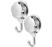Confezione da 6 ganci a ventosa resistenti per porte e pareti, per bagno, cucina, accappatoi e ghirlande, forte adesivo, riutilizzabili, impermeabili
