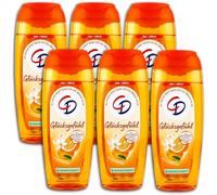 Confezione da 6 gel doccia CD, sensazione di felicità, 6 x 300 ml
