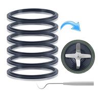 Confezione da 6 guarnizioni di ricambio con labbro compatibile con frullatore NutriBullet da 900 W