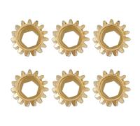 Confezione da 6 ingranaggi esagonali per chitarra esagonale, per alberi classici, struttura in ferro, design antiscivolo, accessori per accordatura