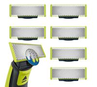 Confezione da 6 lamette da barba, compatibili con le lamette di ricambio Philips OneBlade.
