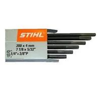 Confezione da 6 lime per motosega Stihl da 5,5 mm, 7/32", di ISE
