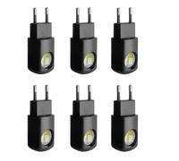 Confezione da 6 Luci Notturne A LED con Presa A Muro, Luce Notturna Dal Tra5327 [EEK: A]