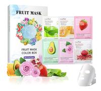 Confezione da 6 Maschera Viso Idratante Probuk Maschere Viso in Tessuto Idratante, Sheet Face Mask, Maschera Bellezza Viso, Cofanetto Skincare Viso Donna, Idratazione Profonda