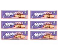 (Confezione da 6) Milka MMMAX Fragola Cheesecake Cioccolato al Latte 6x300g /...