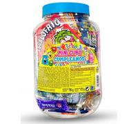 CONFEZIONE DA 6 MINI CARAMELLE A FORMA DI CUBO PER COMPLEANNO