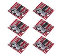 Confezione da 6 mini driver for motore CC L298N, MX1508 mini regolatore di velocità PWM a 2 vie a doppio canale da 1,5 A, doppio ponte H, sostituisce il motore passo-passo