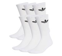 Trefoil Crew Calze (6 Pack) bianco 37-39