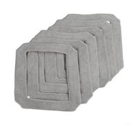 Confezione da 6 panni di ricambio per Windobot S6 e Ultra, 24 x 24 cm, assorbenti e lavabili, compatibili con robot aspirapolvere