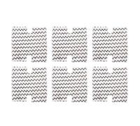 Confezione da 6 panni in microfibra di ricambio per Shark Lift-Away Pro Genius Steam Pocket S3973, lavabili