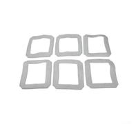 Confezione da 6 panni per mocio per robot LIECTROUX YW710, panni in microfibra ad alto assorbimento, lavabili e riutilizzabili, ricariche per pavimenti asciutti e bagnati, 41 x 13 cm