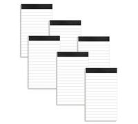 Confezione da 6 piccoli blocchi per appunti con 30 fogli di carta in ogni pad, mini ricariche per quaderni tascabili per prendere appunti e promemoria pianificazione organizzativa